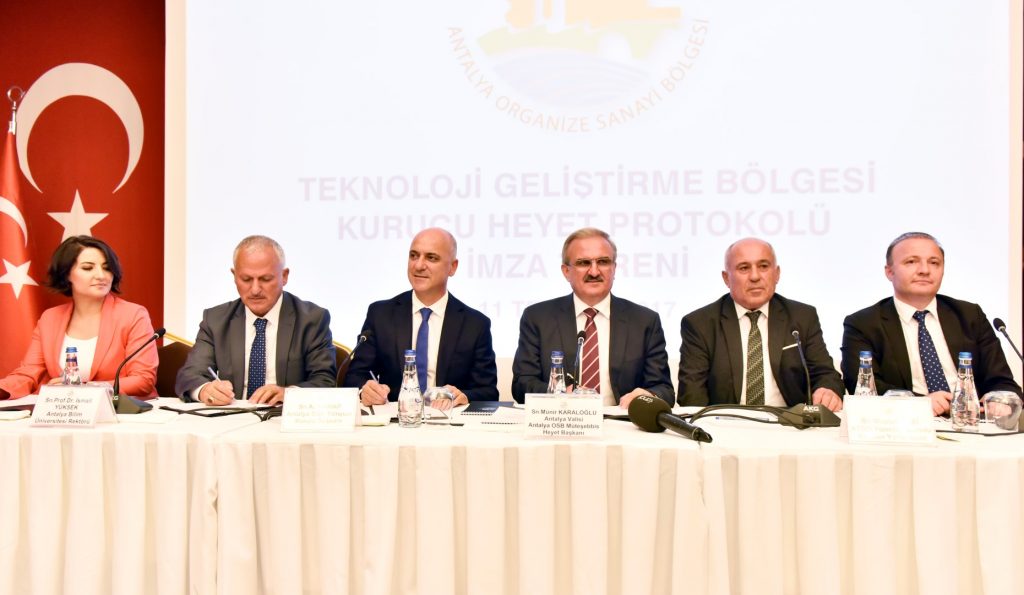 Antalya OSB’ye Teknoloji Geliştirme Bölgesi Kuruluyor.