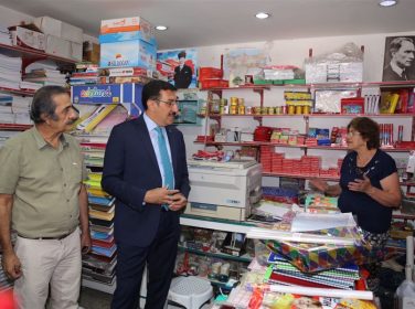 Bakan Tüfenkci, Kırtasiye Toptancılarını Ziyaret Etti.